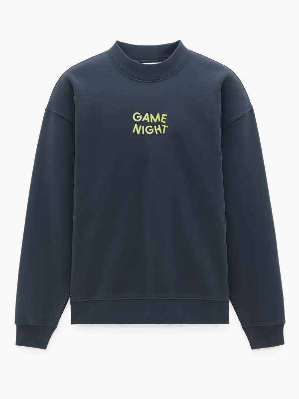 سوییشرت یقه ایستاده چاپی